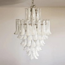 Contemporary Dravina Glass Petals Pendant Lamp - CasaraHouse