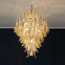 Contemporary Dravina Glass Petals Pendant Lamp - CasaraHouse