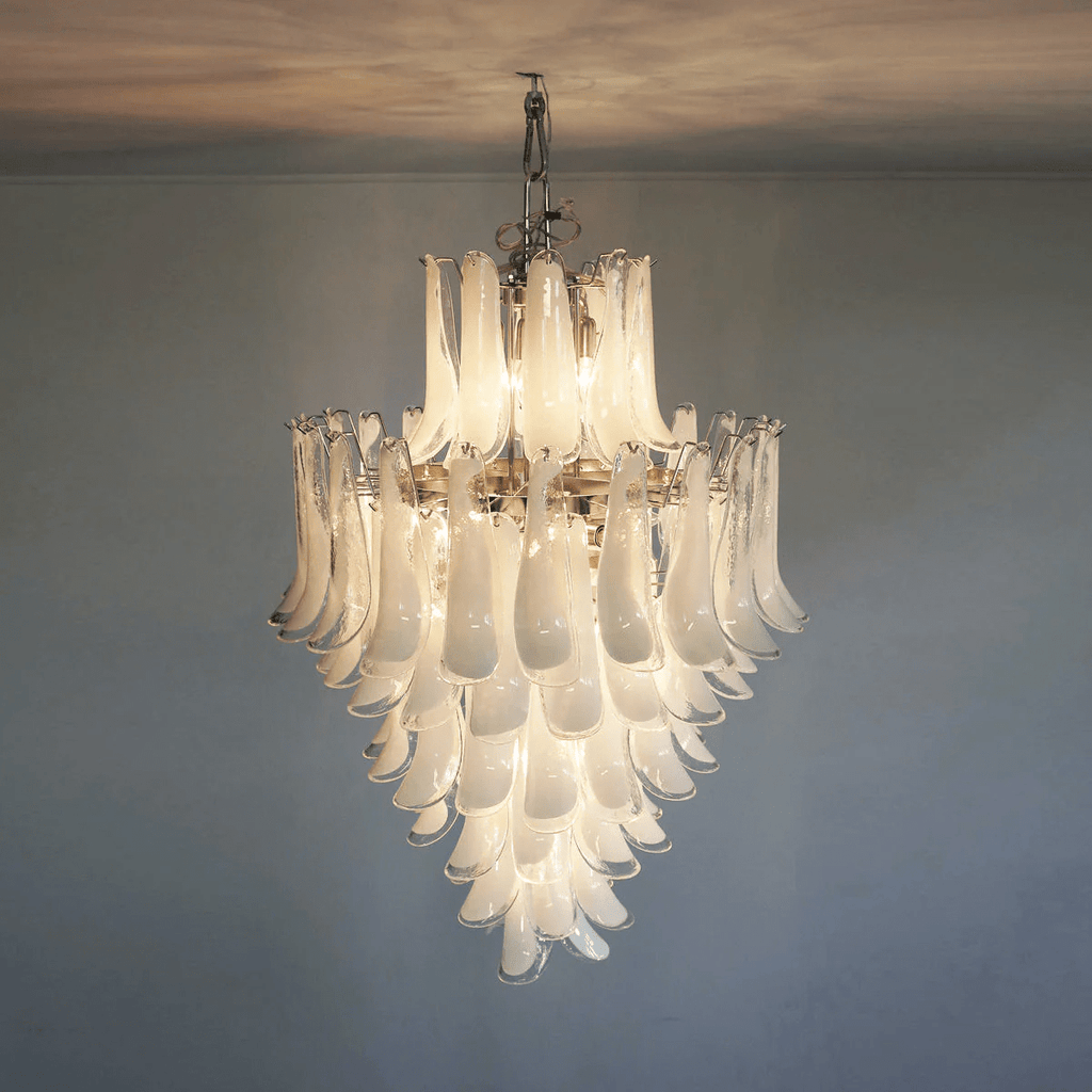 Contemporary Dravina Glass Petals Pendant Lamp - CasaraHouse