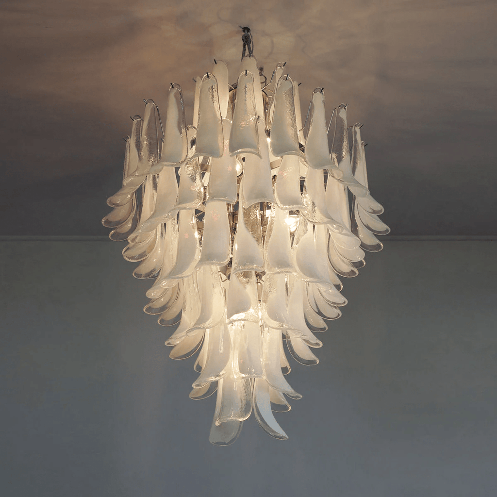 Contemporary Dravina Glass Petals Pendant Lamp - CasaraHouse