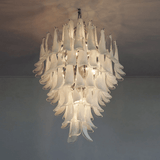 Contemporary Dravina Glass Petals Pendant Lamp - CasaraHouse