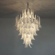 Contemporary Dravina Glass Petals Pendant Lamp - CasaraHouse