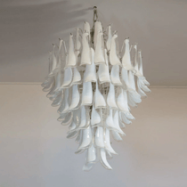 Contemporary Dravina Glass Petals Pendant Lamp - CasaraHouse