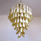Contemporary Dravina Glass Petals Pendant Lamp - CasaraHouse