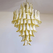 Contemporary Dravina Glass Petals Pendant Lamp - CasaraHouse