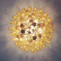Contemporary Dravina Glass Petals Pendant Lamp - CasaraHouse