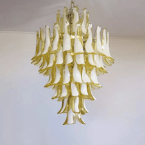 Contemporary Dravina Glass Petals Pendant Lamp - CasaraHouse