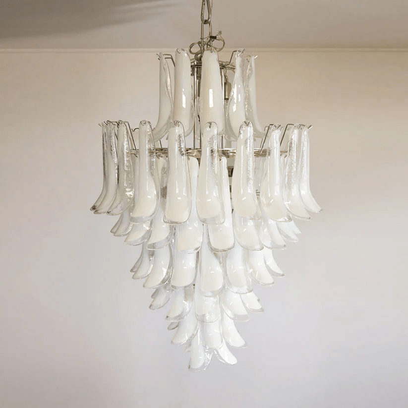 Contemporary Dravina Glass Petals Pendant Lamp - CasaraHouse
