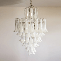 Contemporary Dravina Glass Petals Pendant Lamp - CasaraHouse