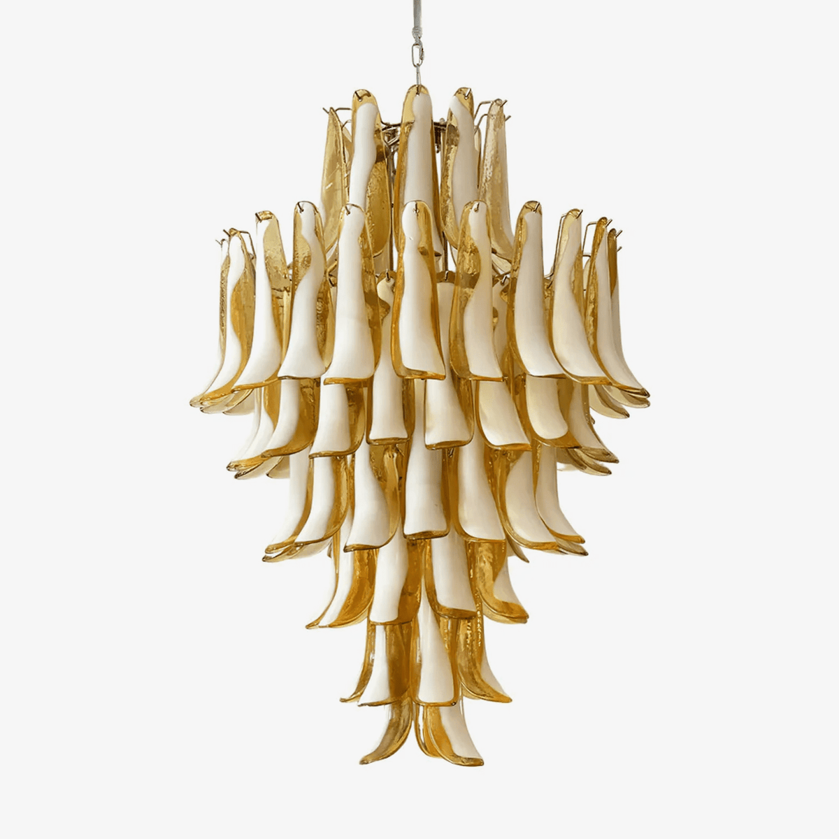 Contemporary Dravina Glass Petals Pendant Lamp - CasaraHouse
