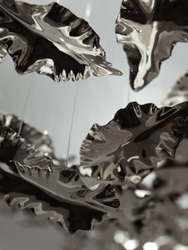 Leaf Twisted Sculptural Customize Chandelier