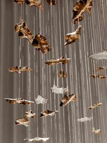 Leaf Twisted Sculptural Customize Chandelier