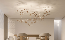 Leaf Twisted Sculptural Customize Chandelier