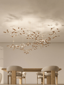 Leaf Twisted Sculptural Customize Chandelier
