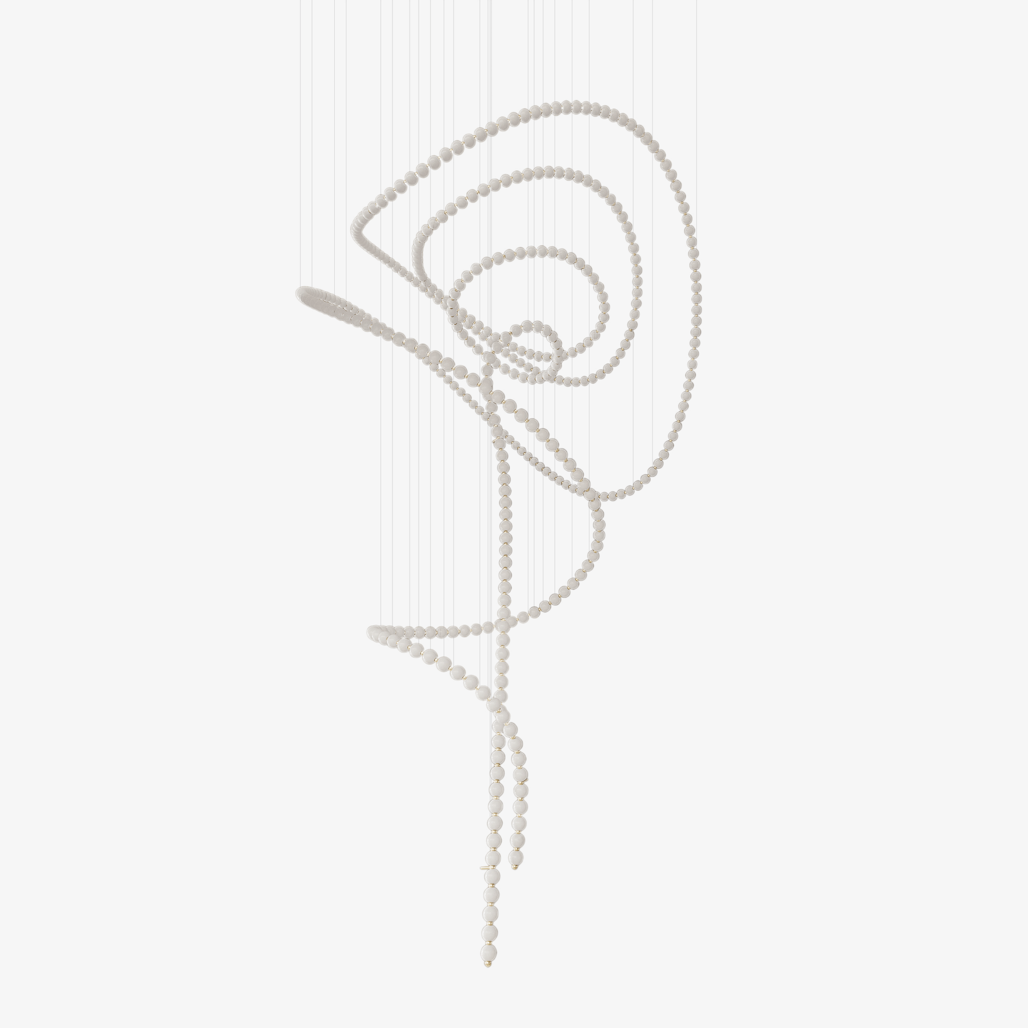 Pearl Drop Customize Chandelier Secondary image