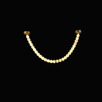 Alabaster Pearl Necklace Chandelier