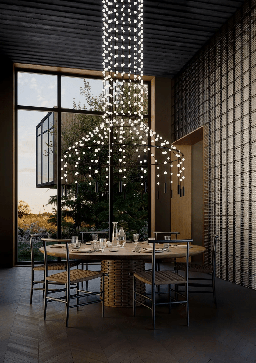 Minimalist Multiple Light Point Chandelier - CasaraHouse