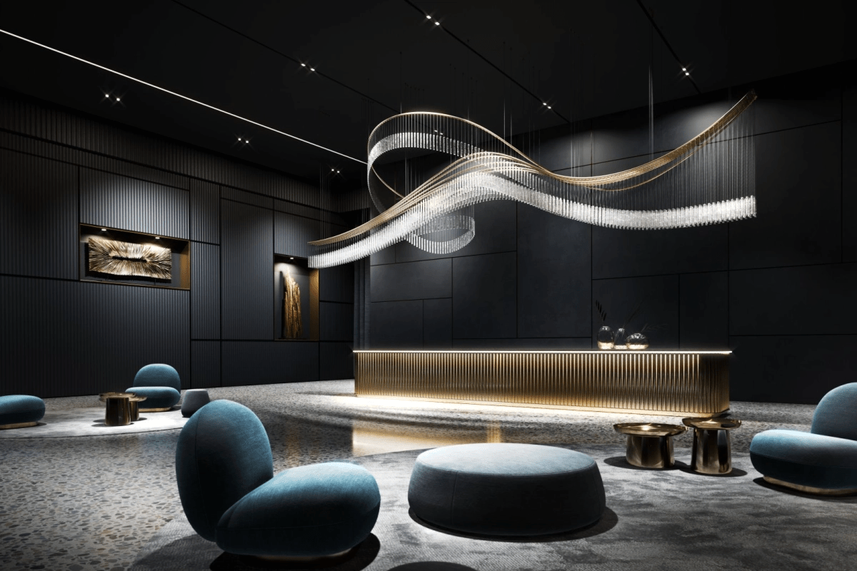 Luxury Waterfall Crystal Droplet Chandelier - CasaraHouse