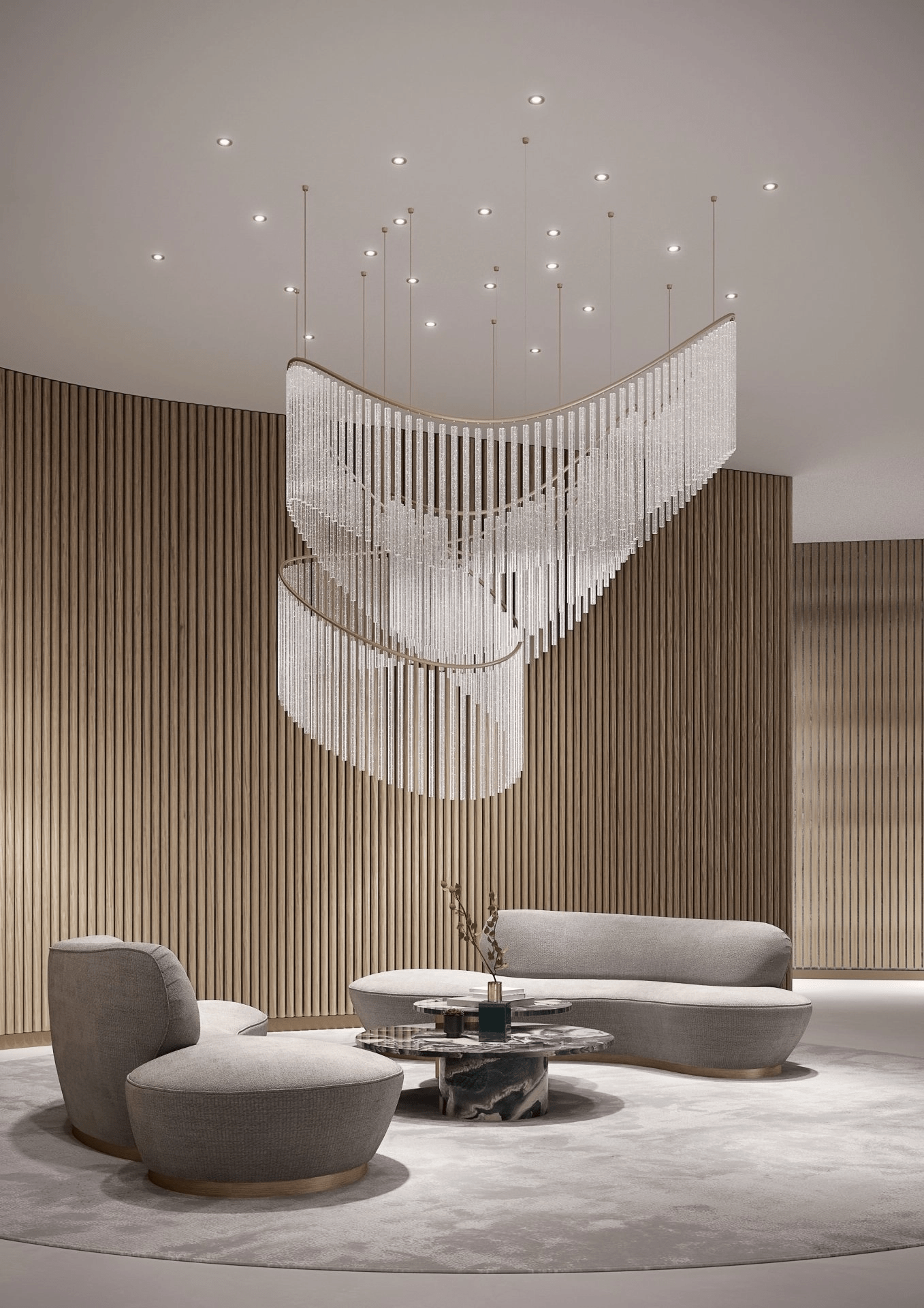 Luxury Fringe Waterfall Chandelier - CasaraHouse