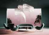 Luxury Waterfall Crystal Droplet Chandelier - CasaraHouse