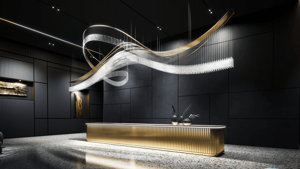 Luxury Fringe Waterfall Chandelier - CasaraHouse