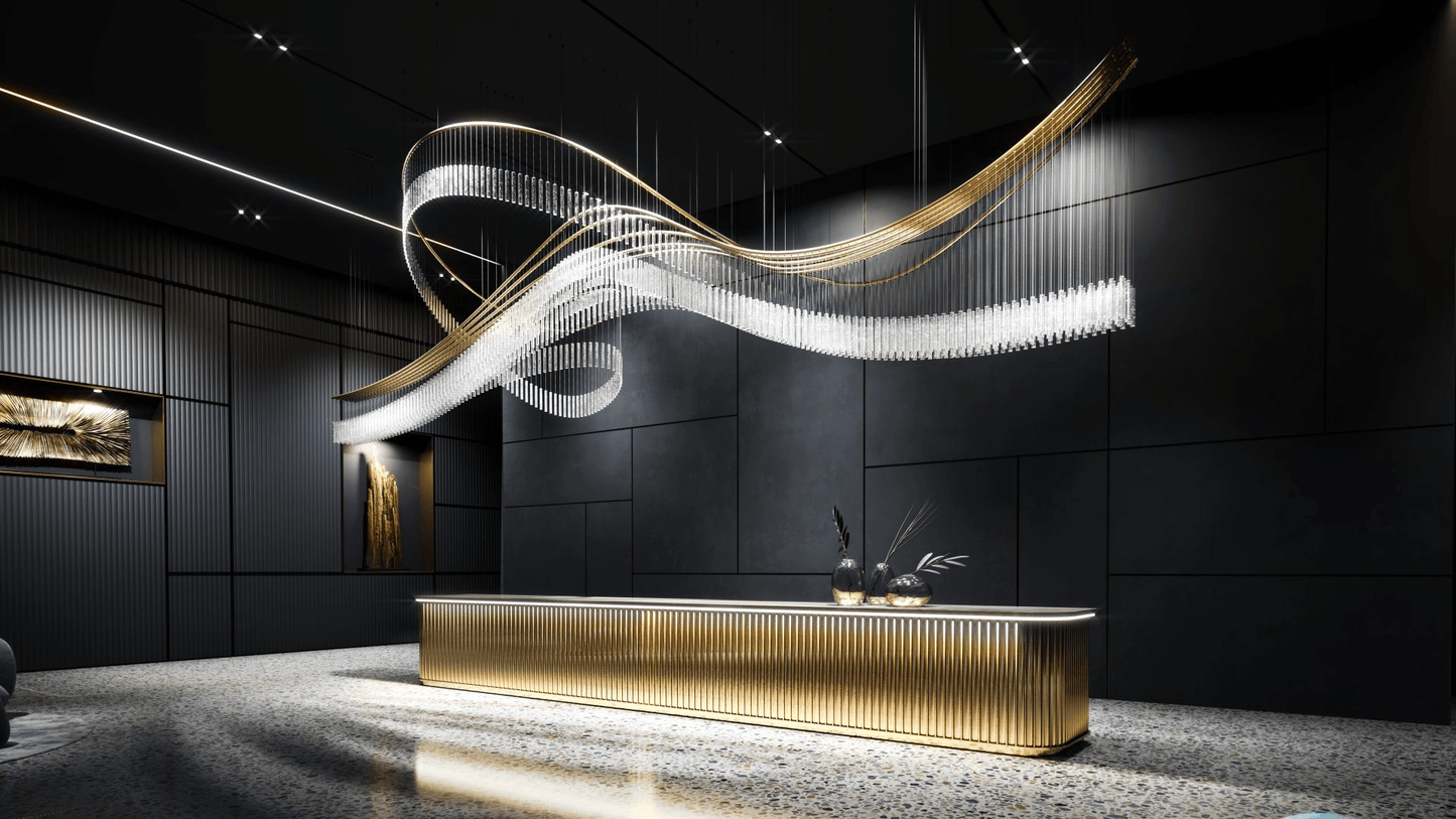 Luxury Fringe Waterfall Chandelier - CasaraHouse