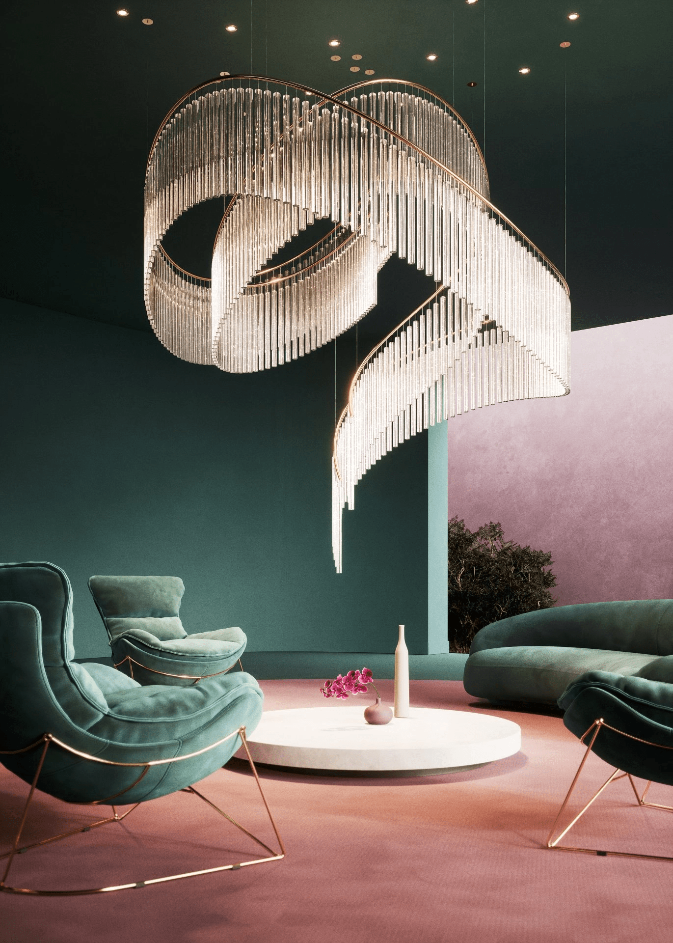 Luxury Fringe Waterfall Chandelier - CasaraHouse