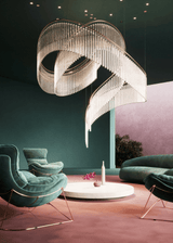Luxury Waterfall Crystal Droplet Chandelier - CasaraHouse