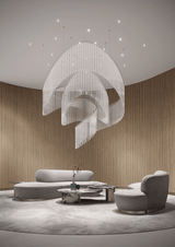 Luxury Waterfall Crystal Droplet Chandelier - CasaraHouse