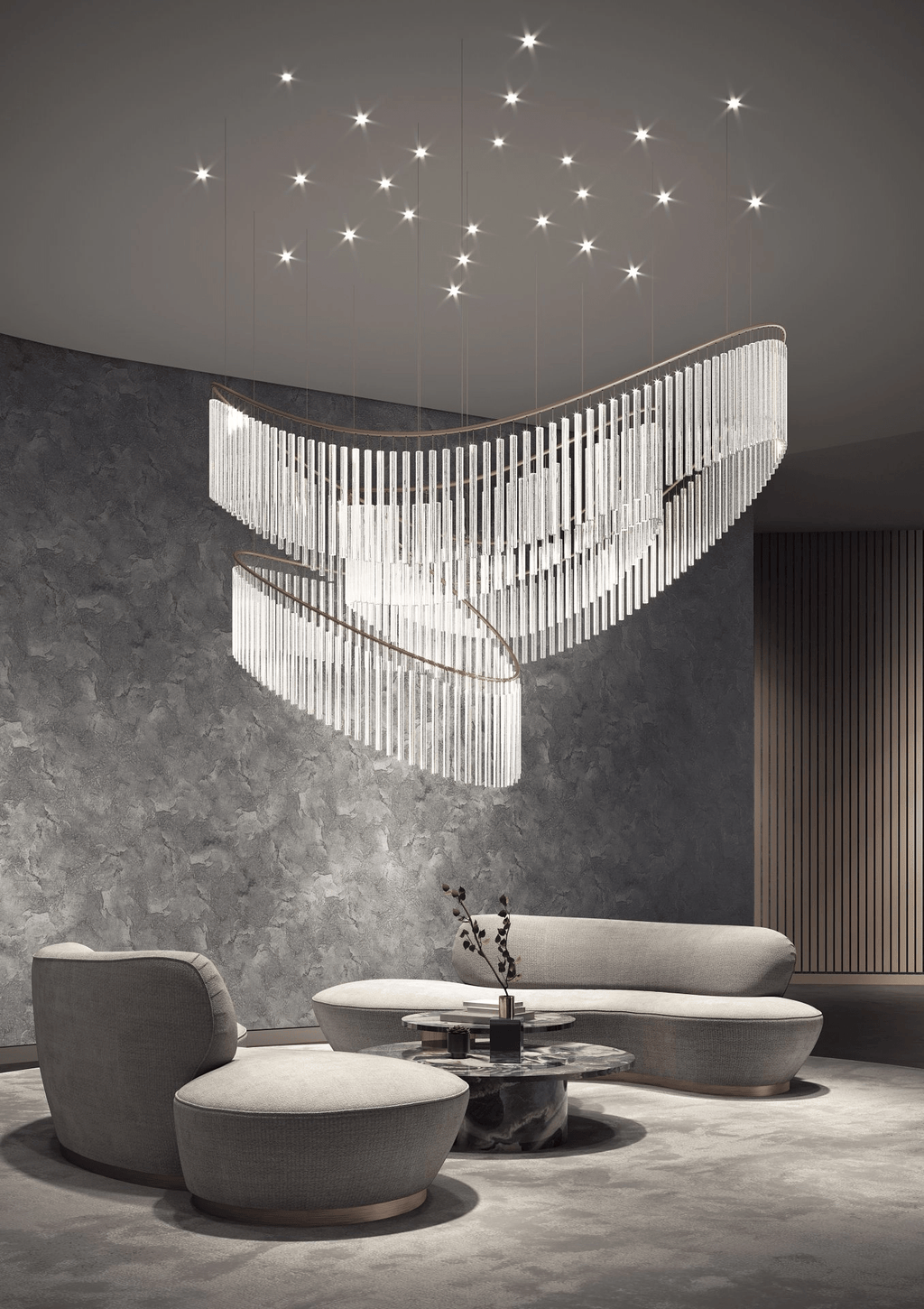 Luxury Fringe Waterfall Chandelier - CasaraHouse