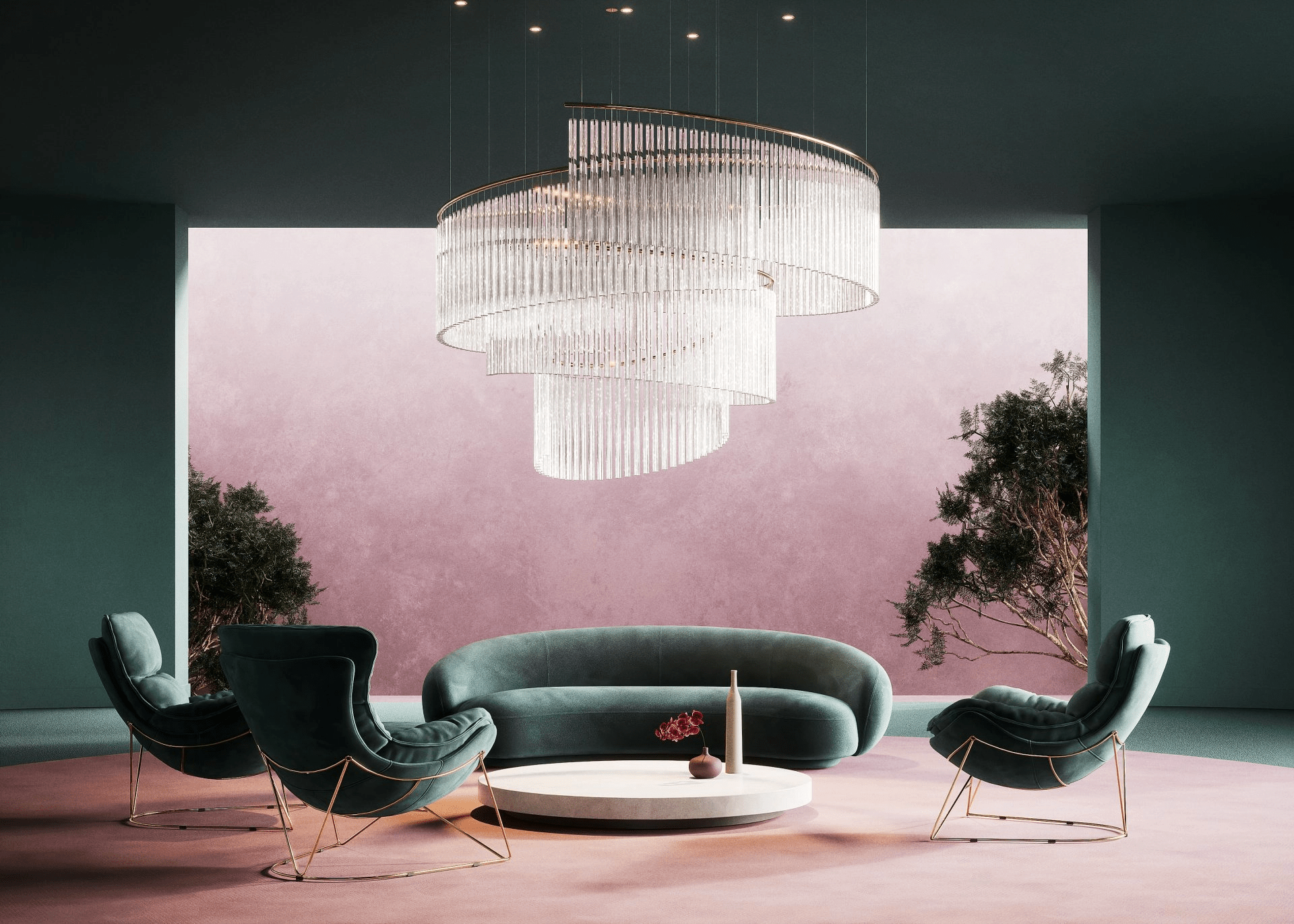 Luxury Fringe Waterfall Chandelier - CasaraHouse