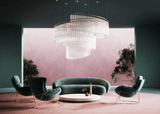 Luxury Waterfall Crystal Droplet Chandelier - CasaraHouse