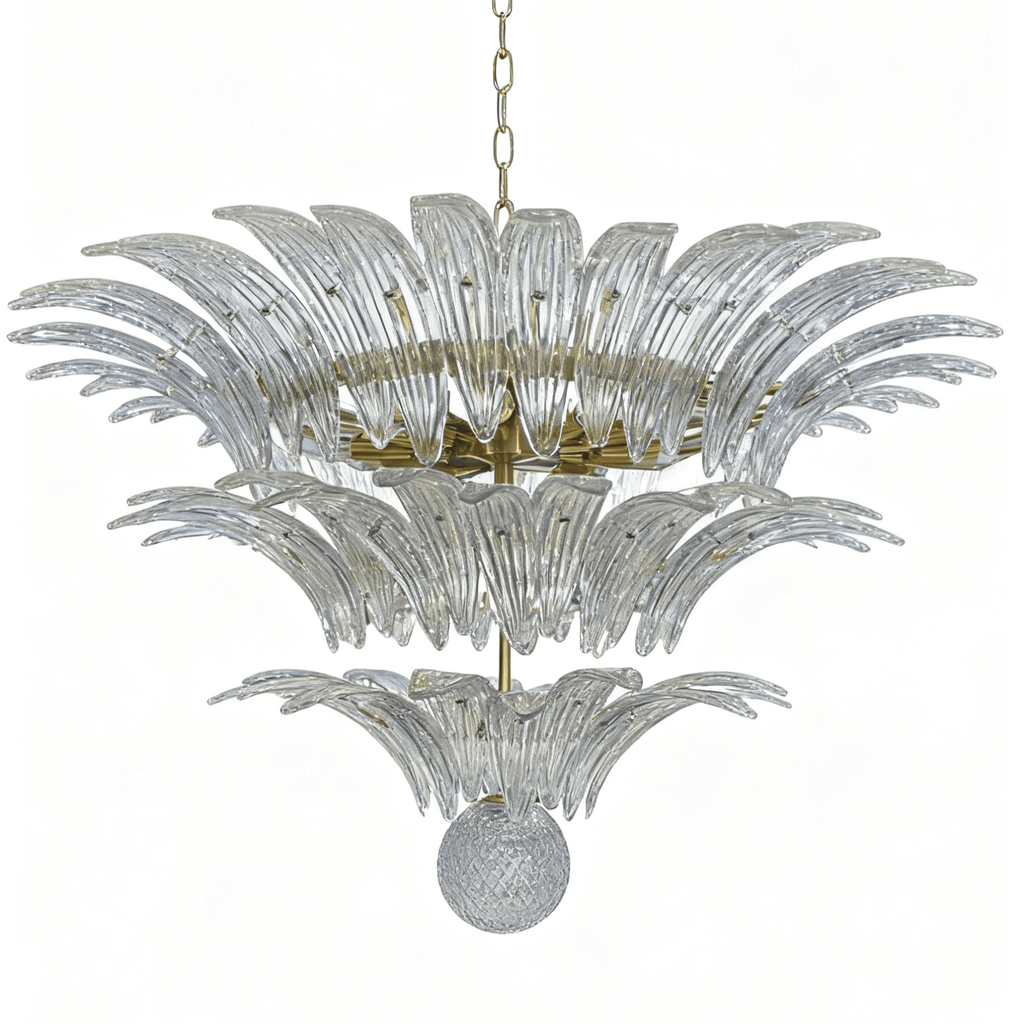 Palm Grove Murano Glass Chandelier