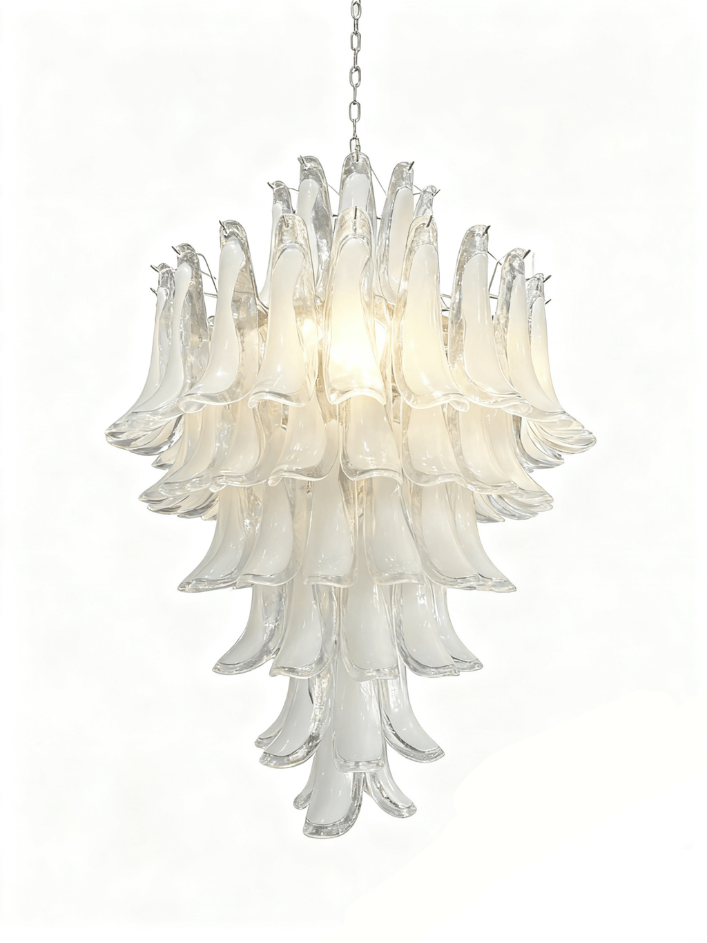 Contemporary Dravina Glass Petals Pendant Lamp - CasaraHouse