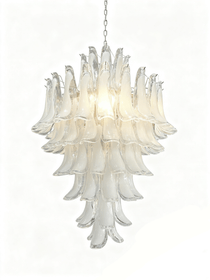 Contemporary Dravina Glass Petals Pendant Lamp - CasaraHouse
