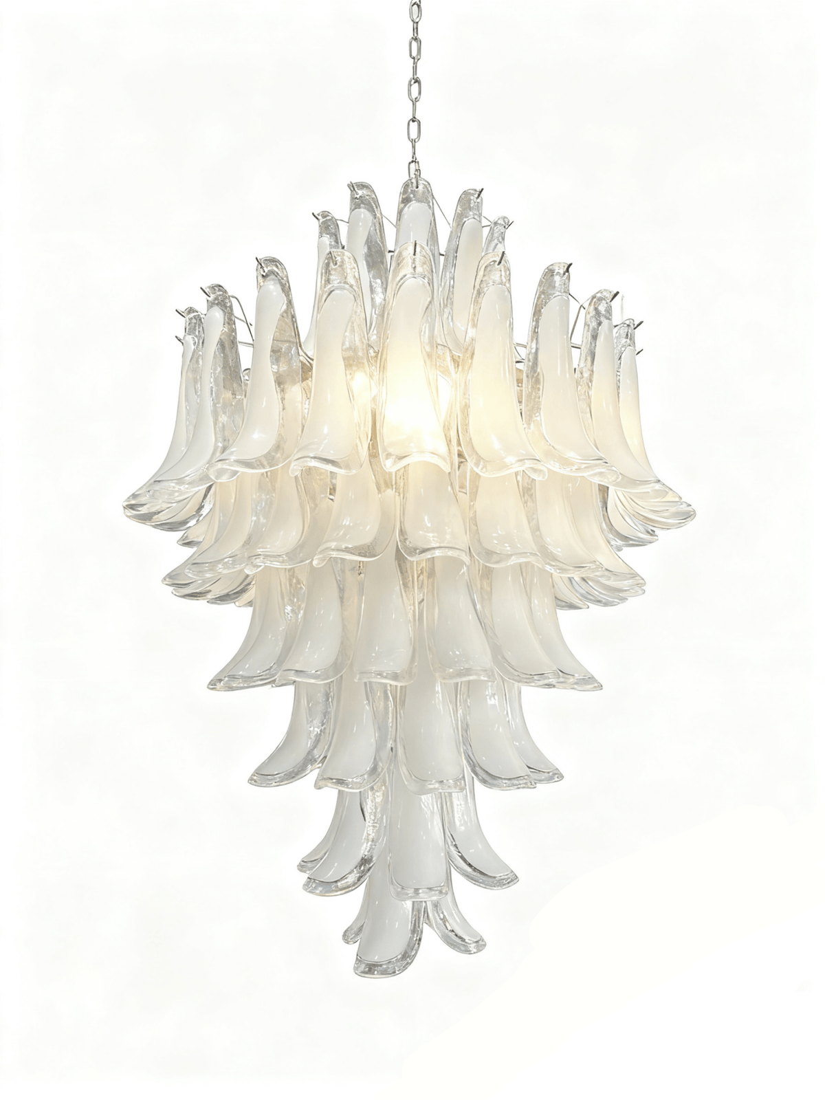 Contemporary Dravina Glass Petals Pendant Lamp - CasaraHouse