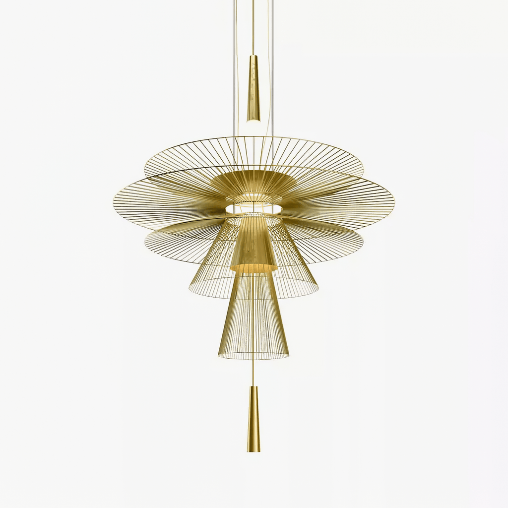 Golden Radiance Chandelier