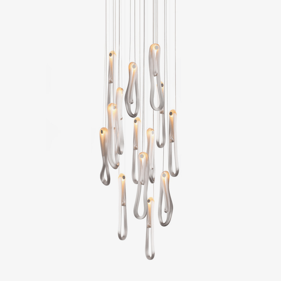 Pearlescent Filament Chandelier Main image