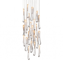 Pearlescent Filament Chandelier