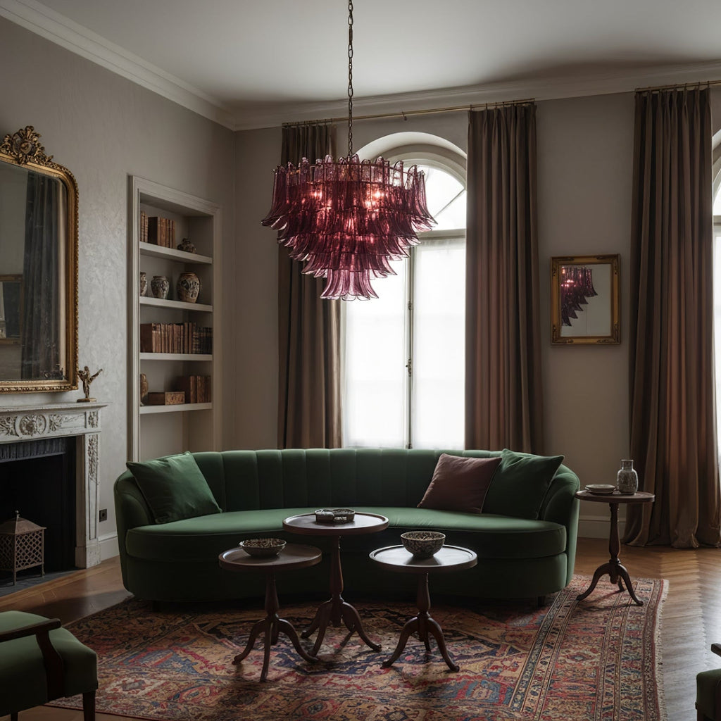 Designer Amethyst Bloom Chandelier - CasaraHouse