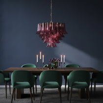 Designer Amethyst Bloom Chandelier - CasaraHouse