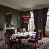 Designer Amethyst Bloom Chandelier - CasaraHouse