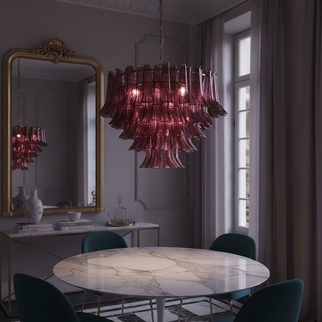 Designer Amethyst Bloom Chandelier - CasaraHouse