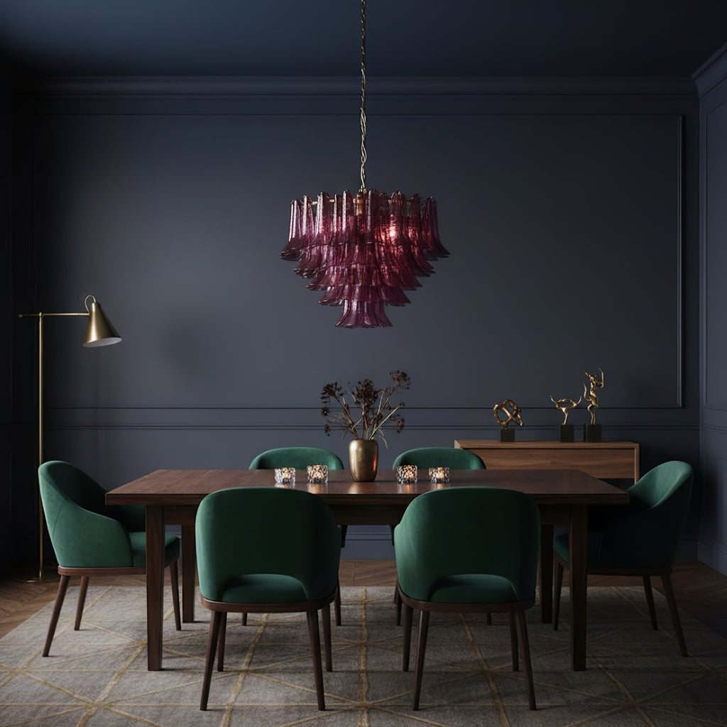 Designer Amethyst Bloom Chandelier - CasaraHouse