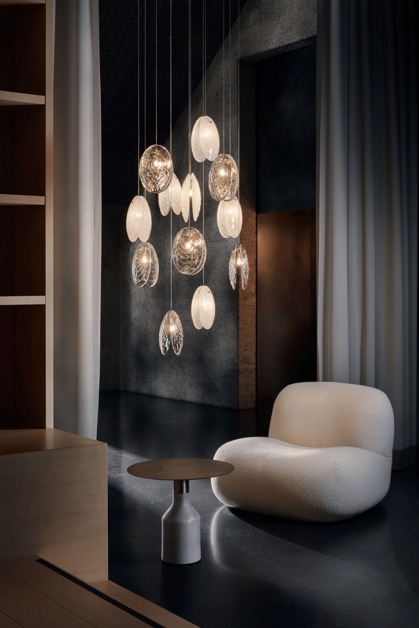 Mussels Cluster Chandelier