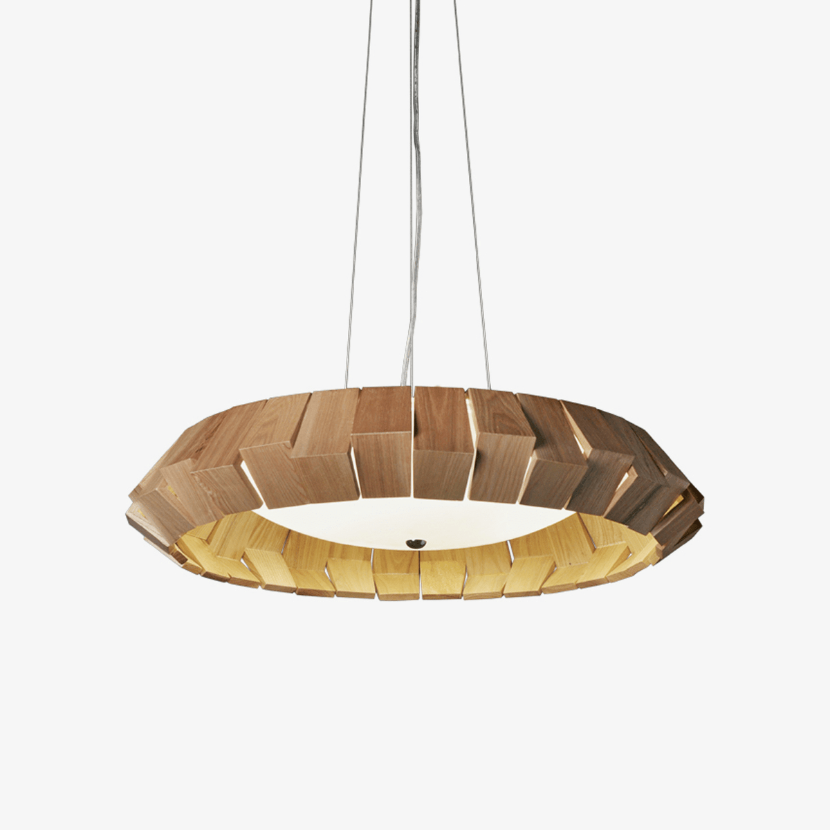 Wooden Patchwork Ring Chandelier Main image