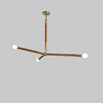 Wrapped Linear Chandelier