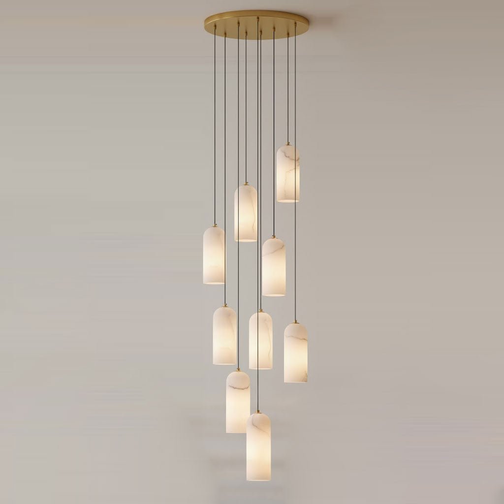 Montira Alabaster Dome Pendant Lamp - CasaraHouse