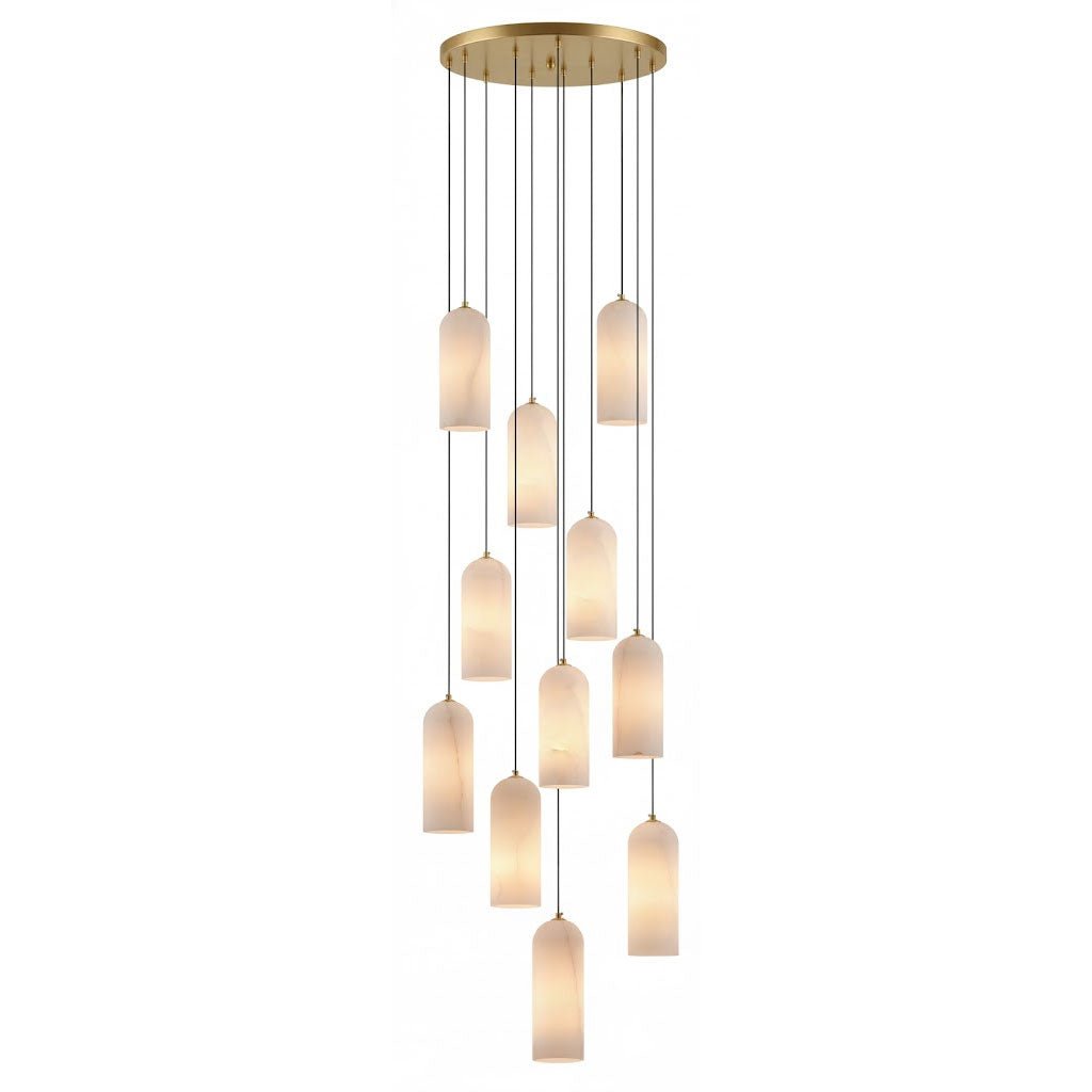 Montira Alabaster Dome Pendant Lamp - CasaraHouse