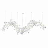 Golden Fan Leaf Artistic Chandelier - CasaraHouse